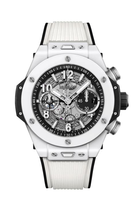 hublot watch white transparent|Hublot unico white.